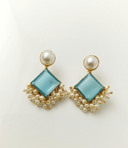 Wholesale Handcrafted Gold-Plated Brass Hook Earrings 18K Gold Wire <b>Wrap</b> <b>for</b> Party Occasions - Product Image 1