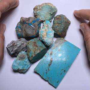 Turquesa Natural, Piedra Preciosa Suelta - Mina Kingman, Arizona, EE. UU. - Gema Mineral Azul de Calidad Fina AAA - Product Image 4