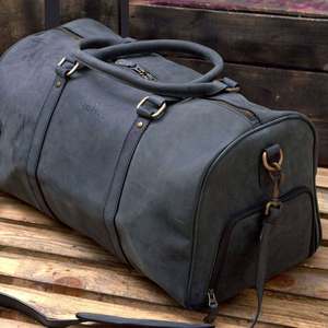 Bolsa Deportiva Unisex de Piel Sintética de Lujo, Informal, para Gimnasio, 30-40L, Cierre con Cordón, Correa Ajustable, Multifuncional, Duradera - Product Image 5