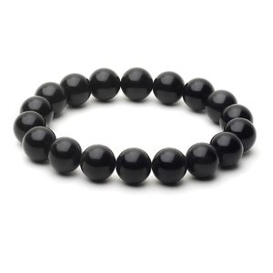 Bracelet unisexe Arihant Gems Jewels, onyx noir naturel certifié, pierre précieuse astrologique, effet positif, forme de boule, pour cadeau homme - Product Image 2