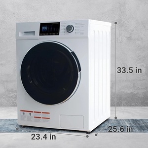 Lave-linge et sèche-linge combinés de qualité supérieure, 24 pouces, 2,7 pieds cubes Lave-linge et sèche-linge combinés sans conduit avec verrouillage enfant - Product Image 3