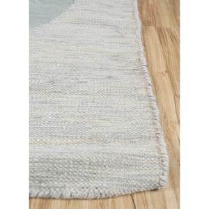 Alfombras Clásicas de Lana Tejida Plana Azul, Hechas a Mano, ADWL-13063, Diseño a Cuadros, para Sala de Estar, Pasillo, Alfombra Rectangular de Viscosa, Nueva - Product Image 4