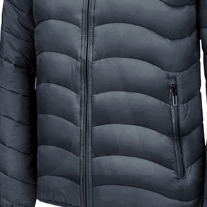 แจ็กเก็ตพองคอตตอนสำหรับผู้ชายแจ็กเก็ตขนปุยโพลีเอสเตอร์สำหรับฤดูหนาวดีไซน์แบบฟองออกแบบโลโก้ได้ตามต้องการ - Product Image 4