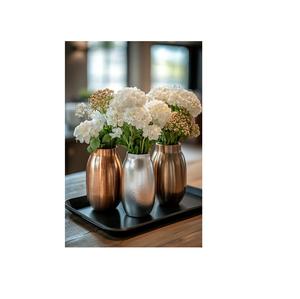 Handmade Modern <b>Table</b> Vase <b>Small</b> <b>Metal</b> Flower Style for Home Decor Wedding Coastal Iron Flower Aluminium Decorative Gift - Product Image 4