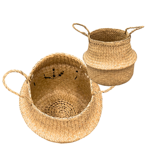 Producto más vendido, cesta de algas marinas, cesta artesanal tejida a mano para organización y almacenamiento de cocina - Product Image 1