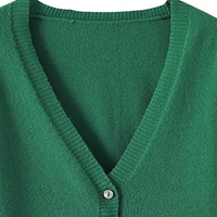 Nouveau design décontracté, pull long à col en V respirant, couleur unie, logo personnalisé, tricoté 100% cachemire anti-boulochage HEATHER pour homme