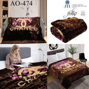 5kg Raschel manta al por mayor 100% poliéster visón cama manta 2 capas cama doble Raschel poliéster impreso Manta - Product Image 4