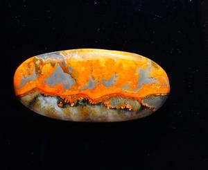 Atractivo Bumble Bee Jasper cabujón suave pulido forma ovalada agradable Bumble Bee Jasper piedra preciosa mejor para hacer joyas - Product Image 3
