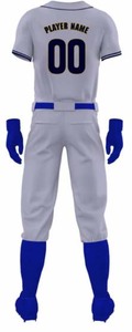 Uniforme de baseball sur mesure de haute qualité mettant en vedette votre nouvelle conception et technique d'impression par sublimation disponible à la vente - Product Image 3