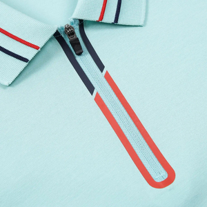 Personalice su logotipo de marca DTG Impresión en blanco Hombres Polos de lujo Polos para hombre - Product Image 3