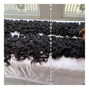 100% naturel vague couleur indien Remy Extensions de cheveux cheveux humains vierges crus de haute qualité - Product Image 2