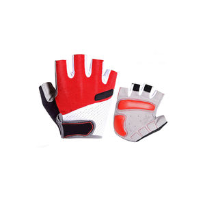 Gants de musculation respirants demi-doigt paume rembourrée enveloppement de poignet réglable poignée antidérapante pour l'entraînement en salle de sport - Product Image 3