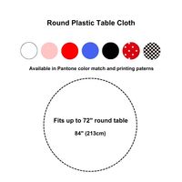 Nappes jetables en PE léger et imperméable de qualité supérieure Leos pour fêtes, banquets, événements et traiteurs – 52x108 pouces – Style moderne