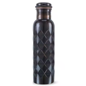 Bouteille d'eau en cuivre Offre Spéciale Offre Spéciale bouteille en cuivre écologique sport ayurveda avantage bouteille d'eau martelée 100% pur sain - Product Image 6