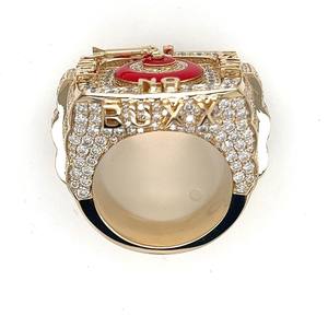 Customized 3.0 Carat Round Shape Lab Grown Diamond Hip Hop <b>Ring</b> 14K Solid Gold Diamond <b>Ring</b> <b>For</b> <b>Men</b> at Best Wholesale Price - Product Image 2