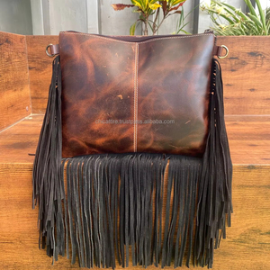 Bolso bandolera de cuero mecanizado a mano de marca famosa 2024 para mujer, bolso de hombro de cuero de vaca genuino de diseñador de lujo - Product Image 5