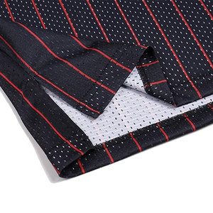 เสื้อบาสเก็ตบอลสีดำกับสีแดงเสื้อบาสเก็ตบอลแบบกลับด้านได้ตามต้องการ - Product Image 5