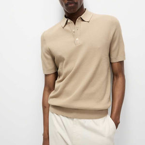 Polos en coton OEM pour hommes, grande taille, coupe personnalisée, manches courtes, matériau respirant, idéal pour un usage quotidien et professionnel - Product Image 1