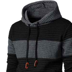 Sudaderas con capucha personalizadas de algodón 100% para hombre, ropa de temporada de invierno de manga larga con estampado de cuello redondo a la moda con precio al por mayor - Product Image 3