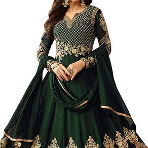 2025 haute qualité broderie lourde travail robes de soirée Style pakistanais et indien Salwar Kameez robe trois pièces - Product Image 3