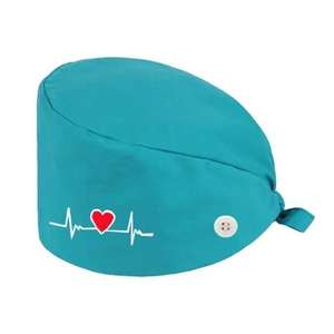 Bonnets de travail en tissu doux, de haute qualité, confortables, légers, réutilisables, pour médecins, infirmières, hôpital, clinique, soins de santé - Product Image 1