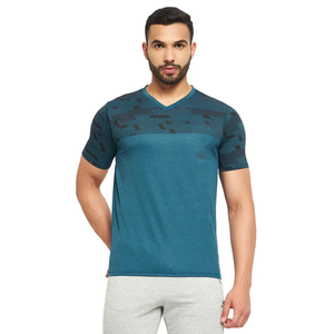 Camisetas de sublimación personalizadas de alta calidad para hombres tela tejida de poliéster/algodón - Product Image 5