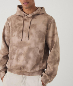 High Street fonctionnel Vintage poids lourd hommes Tie Dye sweats à capuche brodés personnalisé sérigraphie Logo 100% coton sweat - Product Image 3