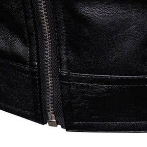 Vestes en cuir véritable de vache personnalisées pour hommes Avirex pour l'hiver Fabricant OEM Broderie Street Wear Cuir - Product Image 3