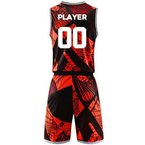 Uniforme de baloncesto cómodo de alta calidad en todos los tamaños y colores con logotipo personalizado, el mejor uniforme de baloncesto de tela suave - Product Image 2