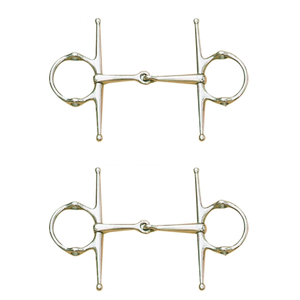 Mèches de cheval en acier inoxydable de qualité supérieure pour chevaux, mèches d'équitation de sellerie, mèches de cheval à joues pleines - Product Image 4