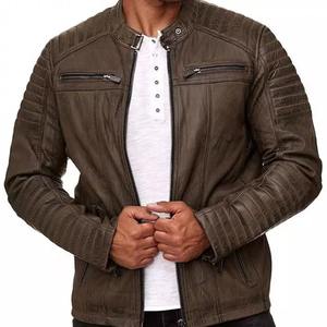 Chaqueta de Cuero Vacuno Genuino, Estilo Urbano Premium, Fabricante Mayorista - Product Image 1