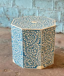 Mesa de Incrustaciones de Hueso Antiguo Personalizada, Precio Accesible, Mesa Auxiliar Redonda con Incrustaciones de Hueso de Camello, Muebles para el Hogar, Muebles con Incrustaciones de Hueso - Product Image 3