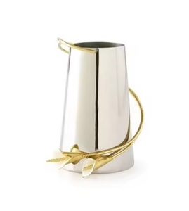 Top qualité or et argent métal fleur Vase Table décoration accessoire moderne maison ornements pour Tables au prix le moins cher - Product Image 3