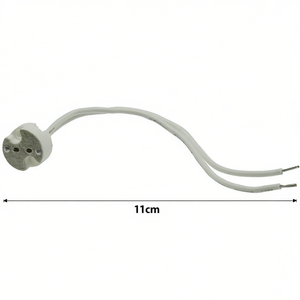 Universal G4/GX5.3/GY6.35 Lampenfassung <b>Outdoor</b> Lighting Supply with 11cm <b>Cable</b> Max 12V/50W - Product Image 2