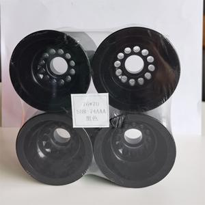 Roues 76x70mm pour longboard de descente, 74A, rebond 95%, qualité de rebond maximale, grand noyau, pour adultes - Product Image 1