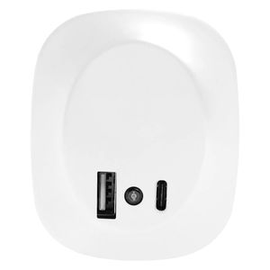 Lampada da notte a LED Lunetta 0,5W con caricatore USB A e C (Ledvance 088513) - Product Image 2