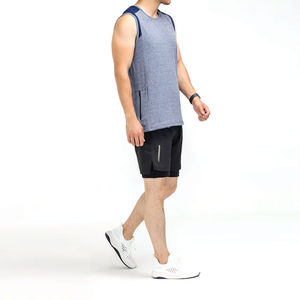 OEM Servicio Ropa de verano Hombres ligeros Camiseta sin mangas Tallas grandes Adultos Use Uso al aire libre Hombres Camiseta sin mangas - Product Image 2