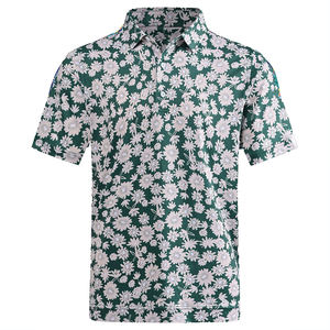 Chemises polo de golf avec logo personnalisé pour hommes Impression par sublimation T-shirt polo de golf coupe ajustée T-shirt polo Vente en gros de chemises polo pour hommes - Product Image 4