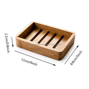 Étui à savon en bois d'acacia et de bambou de super qualité Décoration antique écologique Technique polie Aimer la nature - Product Image 6