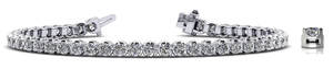Estilo Vintage 1.91ct Lab Grown Brilliant Cut Diamond Tennis Bracelet Solid 14K Gold IGI Certified Claw Setting para mujer - Product Image 3