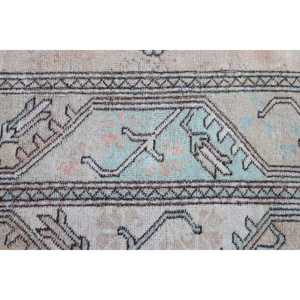 Alfombra de 5.2x8.4 pies, Alfombra Turca Vintage Grande, Alfombra de Lana Azul - Product Image 5