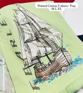 T-shirts pour hommes 100% coton confortables et élégants avec des motifs imprimés créatifs pour rehausser votre look décontracté - Product Image 2