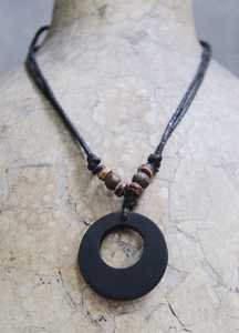 Rustic Wood Necklace for Minimalist Fashion-Handcrafted <b>Wooden</b> Crafts Boxes <b>Wall</b> <b>Signs</b> - Product Image 3