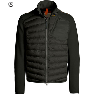 Veste polaire brillante unisexe de qualité supérieure, chaude et épaisse, légère, à col montant et à bulle avec logo sur le devant - Product Image 1
