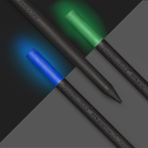 Perpetua Thiết Kế Thiết Lập <span class=keywords><strong>2</strong></span> Thân Thiện Với Môi Tái Chế Graphite Vẽ Bút Chì Ý-Made Glow-in-The-Dark Erasers Tiêu Chuẩn Sưu - Product Image 2