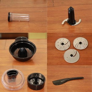 Máquina combinada procesadora de alimentos y exprimidora potente de 1300W con logotipo personalizado al por mayor con accesorio de Molinillo, diseño compacto para Cocina - Product Image 5