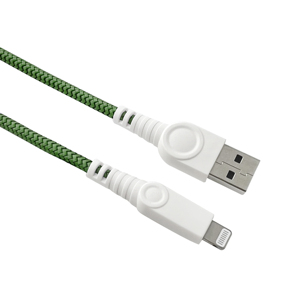 สายชาร์จไลท์นิ่งผ่านการรับรอง MFI สำหรับ iPhone iPad สำหรับ iPod ที่ชาร์จแบตสำรองคอมพิวเตอร์แบบถักพีวีซี - Product Image 2