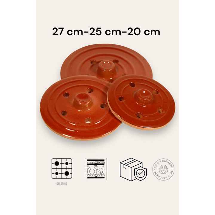 SET of 3 WRAPPED FOUNTAIN STONE TILE 27CM-25CM-20CM