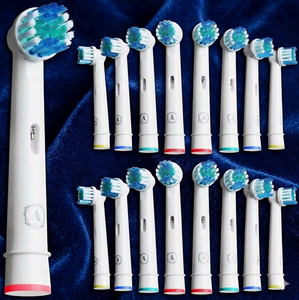 16 Pack Round Electric Toothbrush Head Refills Generic for Oral Bs Replacement Brush Heads Wholesale OEM Customized Factory - Product Image 1