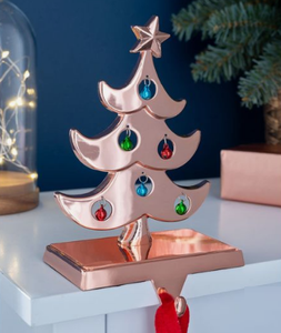 Soporte decorativo para medias de Metal para árbol de Navidad, gancho de Metal, colgador de medias de Metal con acabado brillante, Navidad - Product Image 1